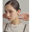 ココシュニック オンキッチュ(COCOSHNIK ONKITSCH)のシルバー レクタングル スタッドピアス GP8