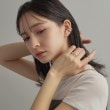 ココシュニック オンキッチュ(COCOSHNIK ONKITSCH)のシルバー ダブルプランプ イヤーカフ15