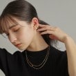 ココシュニック オンキッチュ(COCOSHNIK ONKITSCH)のシルバー ベネチアン クロスネックレス GP12