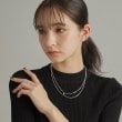 ココシュニック オンキッチュ(COCOSHNIK ONKITSCH)のシルバー ベネチアン クロスネックレス8