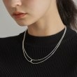 ココシュニック オンキッチュ(COCOSHNIK ONKITSCH)のシルバー ベネチアン クロスネックレス12
