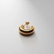 ココシュニック オンキッチュ(COCOSHNIK ONKITSCH)のシルバー ホロウフープピアス ラウンドM GP2