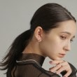 ココシュニック オンキッチュ(COCOSHNIK ONKITSCH)のシルバー ホロウフープピアス ラウンドS7