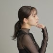 ココシュニック オンキッチュ(COCOSHNIK ONKITSCH)のシルバー ホロウフープピアス ペアシェイプS GP16