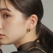 ココシュニック オンキッチュ(COCOSHNIK ONKITSCH)のシルバー スモールフープ スロープカットピアス GP11
