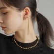 ココシュニック オンキッチュ(COCOSHNIK ONKITSCH)のシルバー ボールチェーン イヤーカフ GP11