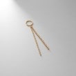 ココシュニック オンキッチュ(COCOSHNIK ONKITSCH)のシルバー ボールチェーン イヤーカフ GP ゴールド(600)