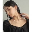 ココシュニック オンキッチュ(COCOSHNIK ONKITSCH)のシルバー ホロウフレキシブルチェーンチョーカー オーバルリンク7