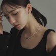 ココシュニック オンキッチュ(COCOSHNIK ONKITSCH)のシルバー ホロウアーチネックレス9