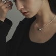ココシュニック オンキッチュ(COCOSHNIK ONKITSCH)のシルバー ホロウアーチネックレス10