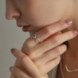 ココシュニック オンキッチュ(COCOSHNIK ONKITSCH)のシルバー ケーブルチェーンモチーフリング10