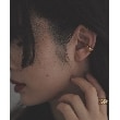 ココシュニック オンキッチュ(COCOSHNIK ONKITSCH)のシルバー ブリックモチーフ イヤーカフ GP6