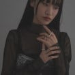 ココシュニック オンキッチュ(COCOSHNIK ONKITSCH)のシルバー【サステナブル】ダブルフィンガースタックリング8