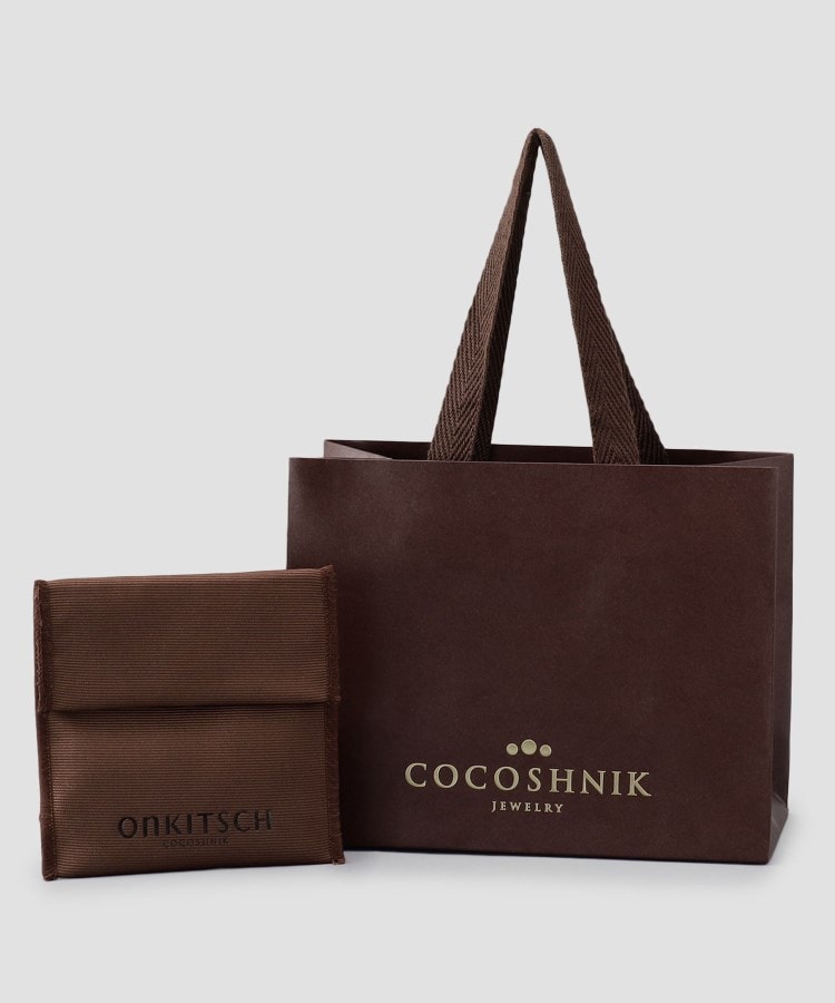 ココシュニック オンキッチュ(COCOSHNIK ONKITSCH)のシルバー チェーンピアス ボールループ7