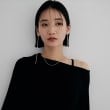ココシュニック オンキッチュ(COCOSHNIK ONKITSCH)のシルバー チェーンピアス ボールループ13