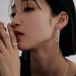 ココシュニック オンキッチュ(COCOSHNIK ONKITSCH)のシルバー チェーンピアス ボールループ15