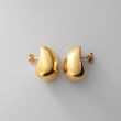 ココシュニック オンキッチュ(COCOSHNIK ONKITSCH)のシルバー ホロウピアス ロングクッションシェイプ GP5