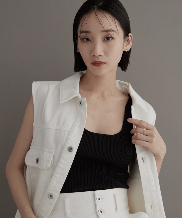 ココシュニック オンキッチュ(COCOSHNIK ONKITSCH)のK10ダブルアーチピアス7