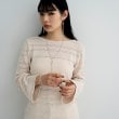 ココシュニック オンキッチュ(COCOSHNIK ONKITSCH)のシルバー カーブチェーンモチーフフリンジネックレス8