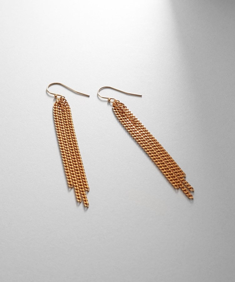 K10平板ひねり クロスフックピアス（ピアス） | COCOSHNIK