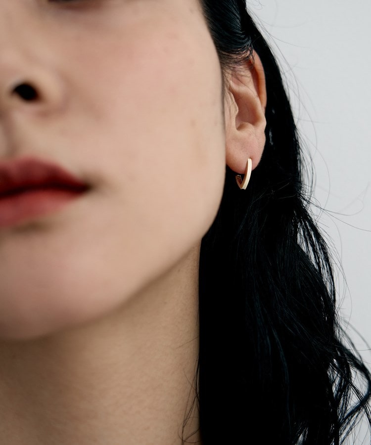 ナッシュ coquelicot ピアス K10トリプルリッジピアス（ピアス） | COCOSHNIK ONKITSCH