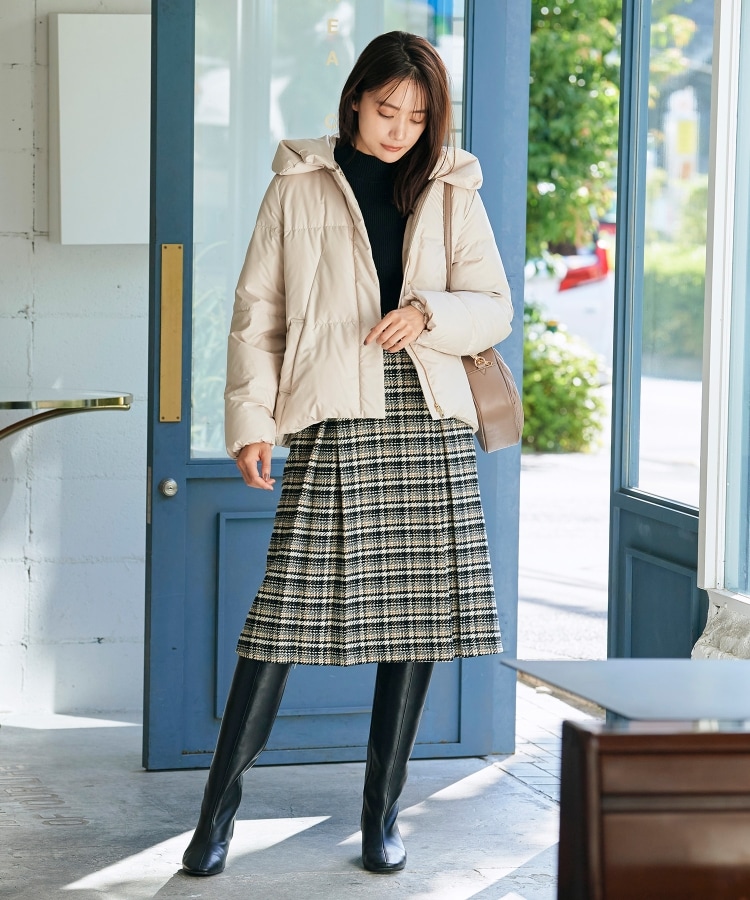◇シンプルで綺麗なロングダウン【ALLIED】（ダウンジャケット