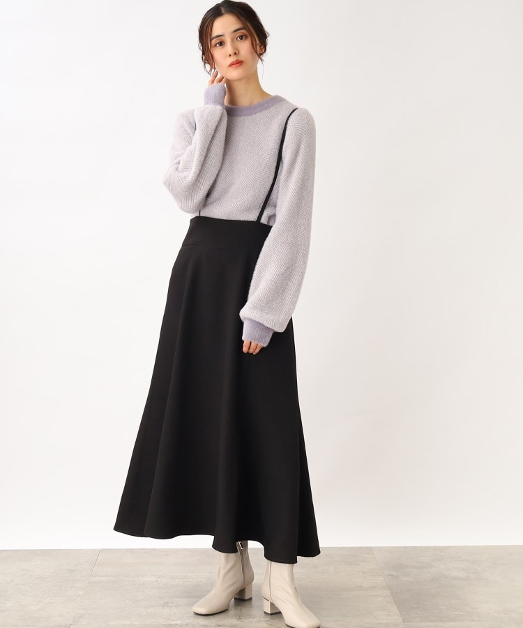 ◇2WAYショルダーストラップハイウエストスカート(マキシ ◇2WAYショルダーストラップハイウエストスカート(マキシ