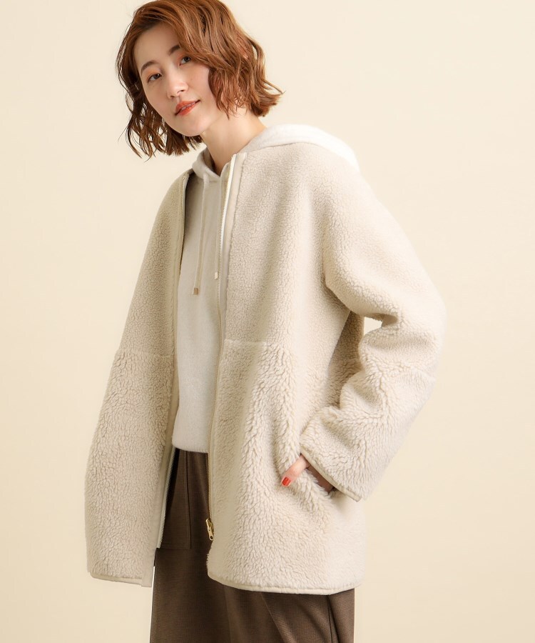 WOOLRICH ウールリッチ フェイクムートン ジャケット 裏ボア カーキ