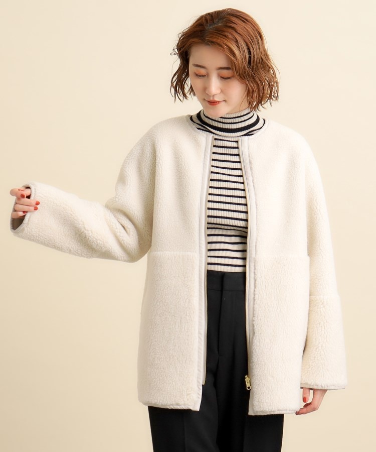 WOOLRICH ウールリッチ フェイクムートン ジャケット 裏ボア カーキ