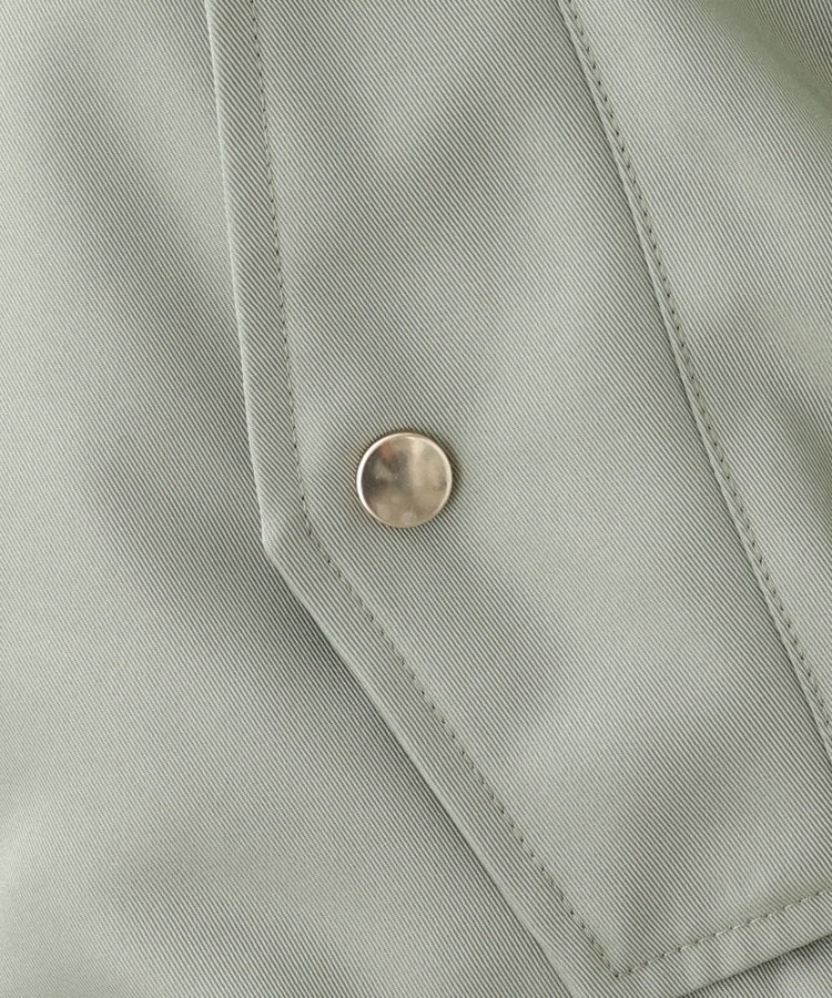 グローブ(grove)のシャーリング袖のデザインがポイントの中綿入りMA-1!17