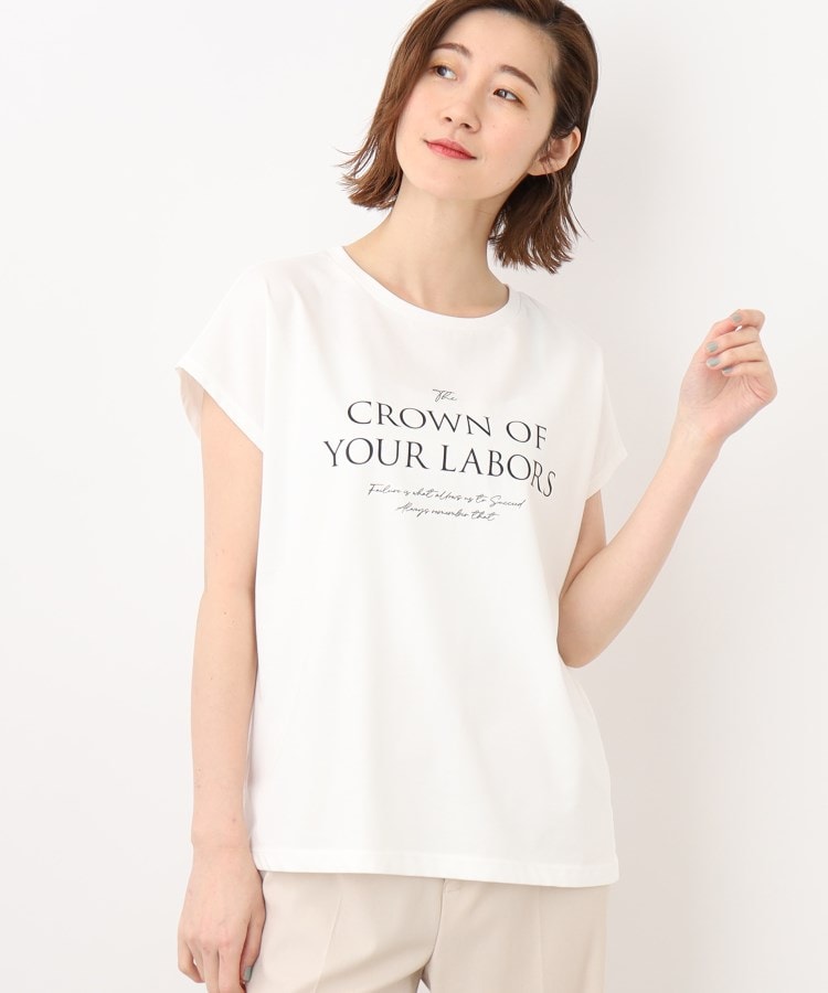 グローブ(grove)の夏に大活躍！何枚持ってても嬉しい！大人のフレンチスリーブプリントTシャツ15