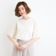 グローブ(grove)の＜接触冷感・UVカット・前後2WAY＞異素材スリーブプルオーバー2