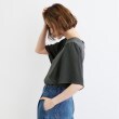 グローブ(grove)の＜接触冷感・UVカット・前後2WAY＞異素材スリーブプルオーバー20