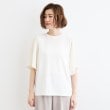 グローブ(grove)の＜接触冷感・UVカット・前後2WAY＞異素材スリーブプルオーバー36