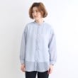 グローブ(grove)のストライプシアーシャツ×ロゴTシャツSET17