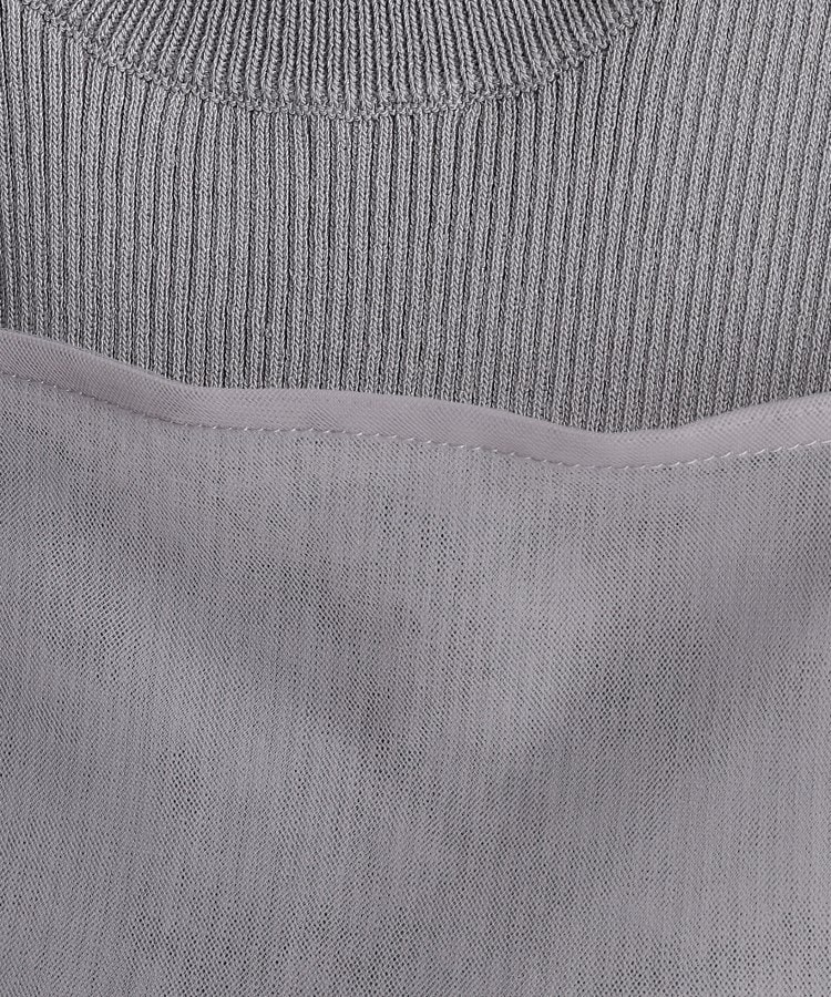 グローブ(grove)のチュールキャミ×リブニットセット15
