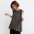 グローブ(grove)の【接触冷感・UV】肩タックバックフレアープルオーバー スミクロ(018)