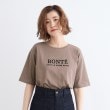 グローブ(grove)の＜接触冷感・UVカット・ご自宅で洗える＞ロゴプリント5分袖Tシャツ9