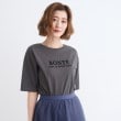 グローブ(grove)の＜接触冷感・UVカット・ご自宅で洗える＞ロゴプリント5分袖Tシャツ13