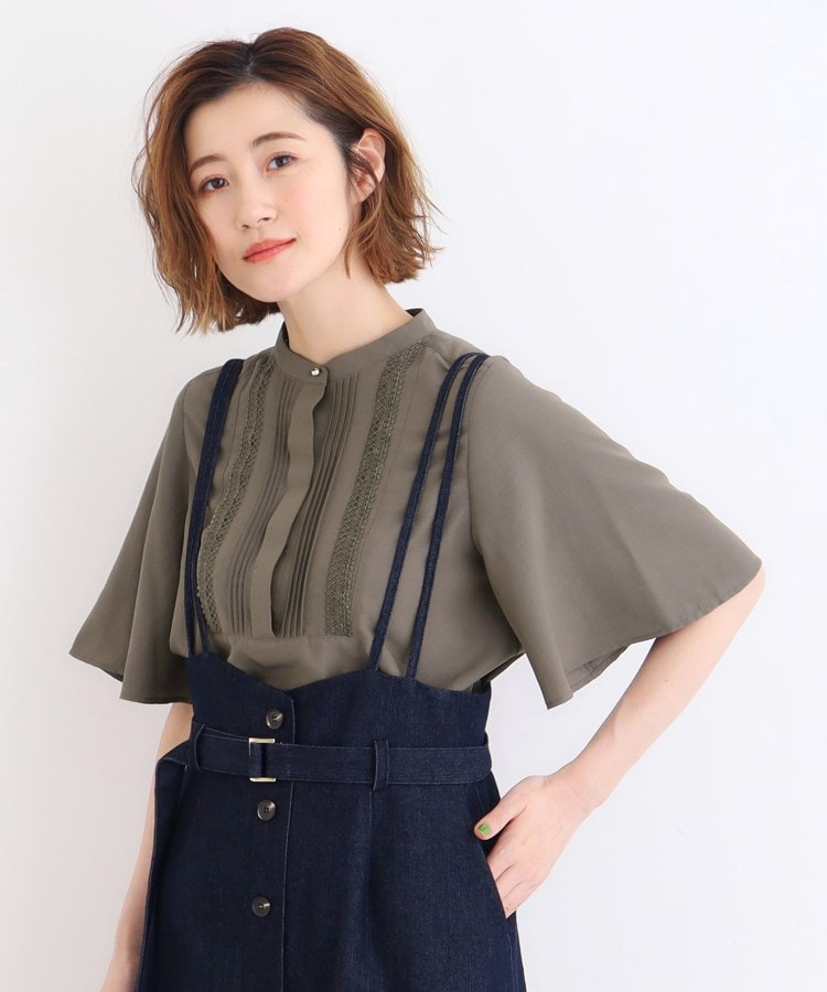 ↓お値下げ中↓新品未使用 ドレステリア ピンタックフレアブラウス ↓お値下げ中↓新品未使用 ドレステリア ピンタックフレアブラウス