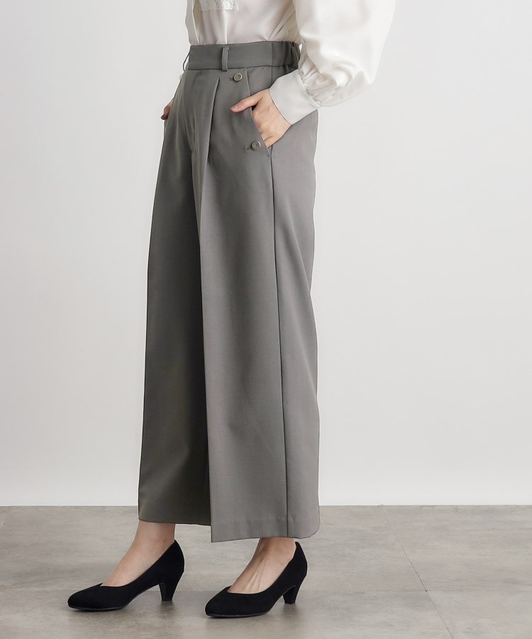 グローブ(grove)の2WAYストレッチワイドパンツ1