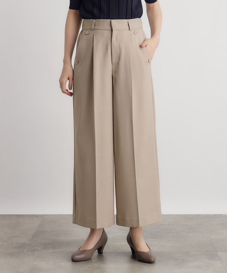 グローブ(grove)の2WAYストレッチワイドパンツ15
