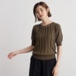 グローブ(grove)のフロントタックパール調プルオーバー トープ(054)