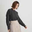 グローブ(grove)のTRやわらかとろみシャツ スミクロ(018)