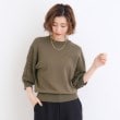グローブ(grove)の袖レース編みプルオーバーニット6