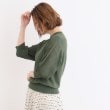 グローブ(grove)の袖レース編みプルオーバーニット11