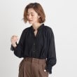 グローブ(grove)のシャーリングボリュームブラウス8