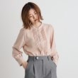 グローブ(grove)のピンタックギャザースリーブブラウス6
