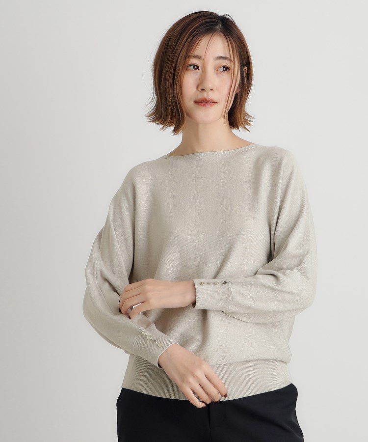 グローブ(grove)のラメドルマンニットプルオーバー5