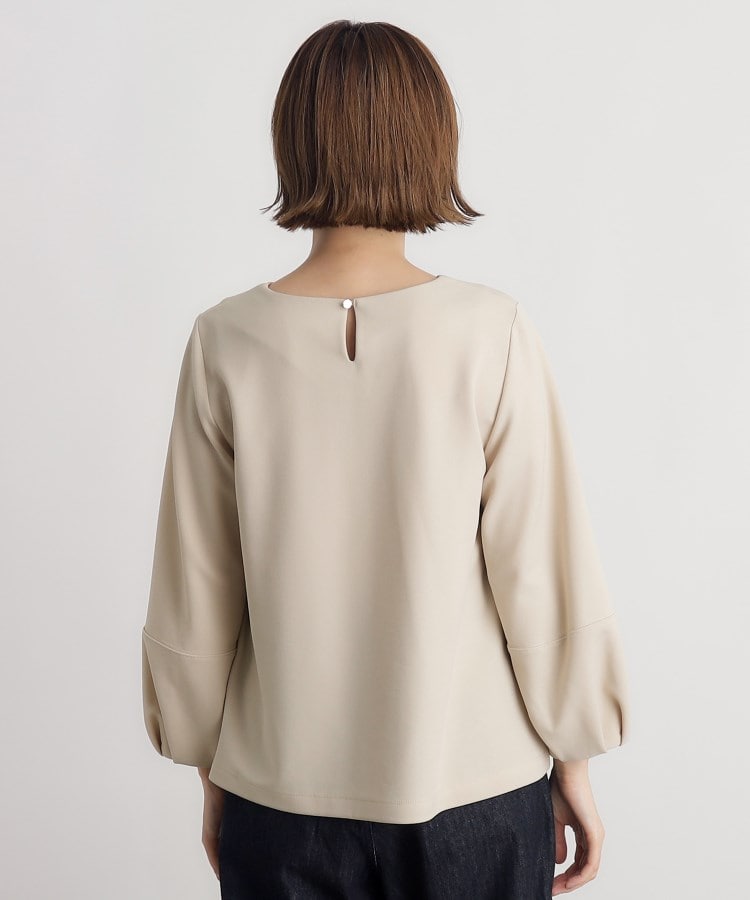 グローブ(grove)のカットツイルランタンスリーブプルオーバー15
